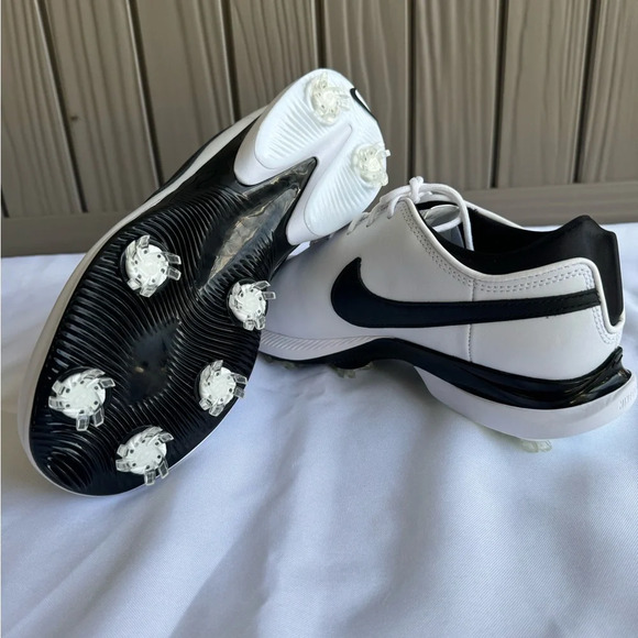 Nike Air Zoom Victory Tour 2 Mens Leather Golf Shoes Spikes Size 7.5 White NEW - Picture 9 of 11